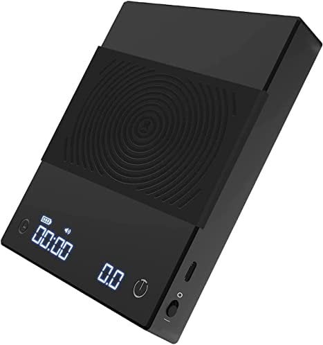TIMEMORE Kaffeewaage, Espresso-Waage, Digitale Kaffeewaage mit Timer, 2000 g (Schwarz)
