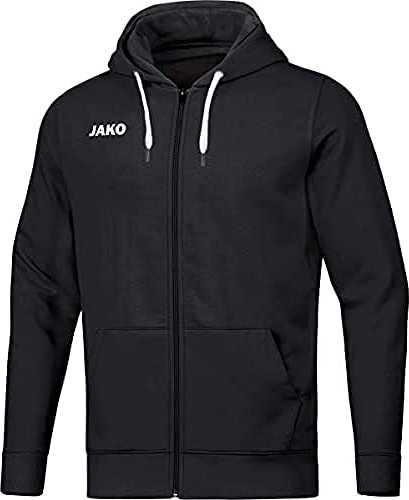 JAKO Damen Kapuzenjacke Base, Schwarz, 38