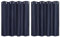 PiccoCasa Blackout Curtains 2 Panels Grommet, Navy Blue Thermal Insulated Curtains Panel Darkening Small Window Curtains for Bedroom Living Room 52 x 36 Inch (Width x Length), 36inch Drop