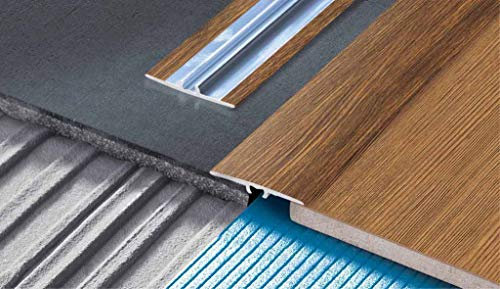 1 Piece of Oak Flat Aluminium Wood Effect Door Edging Bar Trim Threshold Laminate 35mm x 900mm