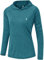 donhobo Women's Long Sleeve Sports Running Hoodie Tops Shirts with Thumb Hole,UPF 50+ Sun Protect Breathable Quick-Dry Fitness T-Shirt Tops for Workout Gym Training Yoga Pilates DarkBlue L