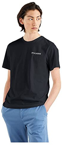 Dockers Herren Logo Tee T Shirt, Stencil Black, XXL EU