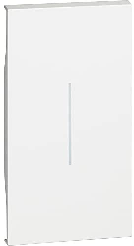 Tecla iluminableBticino KW01M2 Living Now2 modulos Blanco