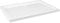vidaXL Plato de Ducha Rectangular Placa Receptor Cuarto de Baño Aseo Inodoro Resistente a Arañazos Manchas Antideslizante ABS Blanco 70x100 cm