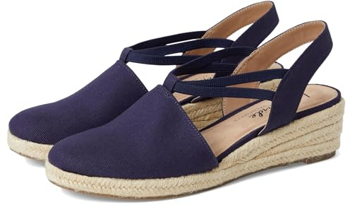 LifeStride Womens Katrina 2 Espadrille Wedge Lux Navy 11 W