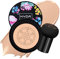 Freeor Mushroom Head Air Cushion Foundation, Concealer Nude Make-up Feuchtigkeitsspendende Aufhellung CC Flüssige Grundierung, Gleichmäßige Hautfarbe Make-up-Grundierung-Buff Beige