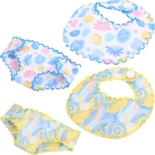 ibasenice 1 Satz Unterwäsche Für Babypuppen Babypuppenwindeln Kohlbeetpuppen Für Mädchen Mini-puppenhöschen Babypuppenflaschen 18-Zoll-puppenwindel Mini-Sachen Stoff Zubehör Kind Kleidung