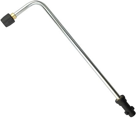 Lanze | für Kärcher K2 K3 K4 K5 K6 K7 Hochdruckreiniger | bis 180 bar | inkl. Düse, 90° abgewinkelt | Kunststoff Bajonett A | Winkellanze Hochdrucklanze