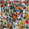 100 Stück All Saints'Day Aufkleber,Wasserdicht Vinyl Stickers,Aesthetic Decals für Auto Motorräder Fahrrad Skateboard Snowboard Gitarre Wasserflaschen Gepäck Reisekoffer Laptop Phone Pad
