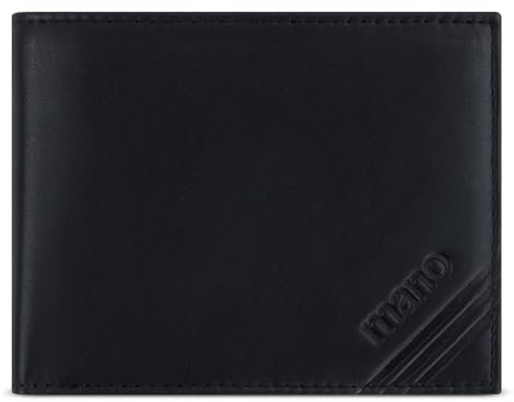 mano Don Antonio RFID Coin Wallet Black