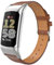 TiMOVO Leder Armband Kompatibel mit Fitbit Charge 6/Fitbit Charge 5 Uhrenarmband, Genarbtes Echtes Klassisches Leder Ersatzarmband für Damen und Herren, Braun