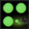 QKURT 3 Stück Glow In The Dark Hundeball,6cm Unzerstörbarer Hundeball Spielzeug,Leuchtende Gummi-Hundebälle mit hoher Sprungkraft,Hund Interaktive Hund Ball für kleine, mittlere und große Hunde