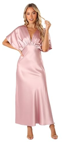 Petal & Pup Women's Ricki Maxi Special Occasion Dress, Dusty Rose, XS