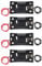 hrsyyl 4pcs D Cell Battery Holder 1.5V D Cell Battery Case Container with Wire D Size Battery Box
