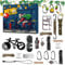 Survival Tools Adventskalender für Zuhause, Weihnachts-Countdown-Kalender, Survival-Ausrüstung, Festliche Praktische Survival-Kits für Weihnachtswandern, Angeln, Jagd, 38 x 30 x 3,5 cm