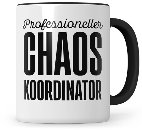 Sweetify Coordinador profesional del caos, mejor taza de jefe, regalo de despedida colegas, papá padre