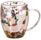 Yplkm Tasse Double Paroi Avec Fleurs Séchées, 350ml Verre Double Paroi, Tasse À Café En Verre À Double Paroi Avec Poignée Tasses À Expresso En Verre Transparent Pour Latte,Cappuccino,Expresso