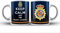 Taza Keep Calm are the Policía Nacional con escudo. Para desayuno, café o infusión. Se puede fregar y meter al microondas. De cerámica. Aguanta calor y frío