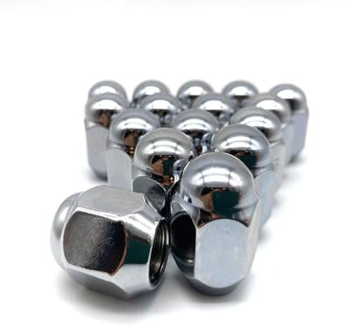 VAAKLM Kompatibel Mit Toyota Für Corolla, 30 Mm M12 X 1,5 Radmuttern, 30 Mm Höhe, Schlüssel 21 Mm Radmuttern, Radstahl-Radschrauben, Autoreifenmutter, Radbolzen Schloss Radbolzen