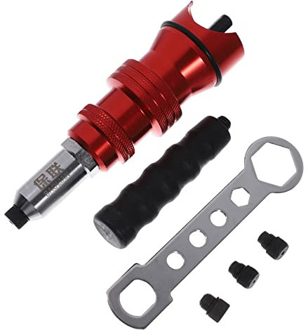 Ciieeo 1 Satz Rivetsatz Adapter für Akkuschrauber Teilig Kompatibel mit Elektrowerkzeugen Effizientes Nieten ohne Grat für Verschiedene Nietgrößen Tragbar und Leise