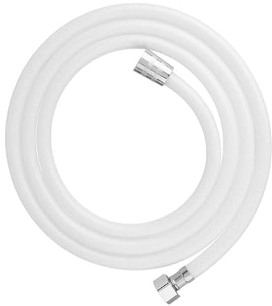 Tuyau flexible antidéflagrant for pommeau de douche à main, tuyau de robinet en PVC(Bianco,3m)