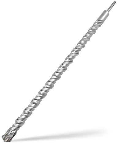 SDS Plus Bohrer 30 x 600mm,Professionell Betonbohrer mit 4 Hartmetall Schneiden,Hammerbohrer Für Stein,Beton,Ziegelmauer & Stahlbeton​