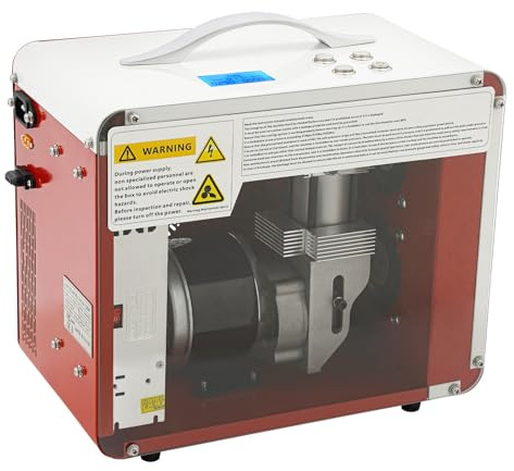 LENDISIY Luftkompressor Kompressor 12V DC/230V AC Elektrische Kompressorpumpe, Max. Luftdruck 310 bar, 330 RPM Auto-Stop Kompressor für Reifen/Taucherflaschen