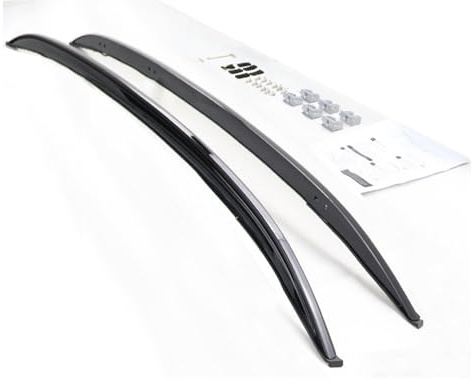 Dachgepäckträger OEM-Modell Dachreling Dachgepäckträger für Mazda für CX-30 CX30 oxidiertes Aluminium Originalmodell Befestigung durch Halterung sicher und stabil Dachreling(Black color)