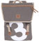 360° Landgang Rucksack aus Tweed und Segeltuch mit Schultergurt, Recycling Seesack Shopper Bag, Schultertasche Hobo Bag für Shopping und Strand, Rucksack Tweed, Zahl weiß