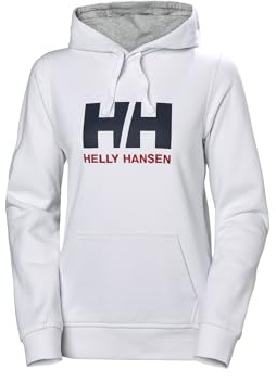 Helly Hansen Women's W HH Logo Hoodie, White, XS