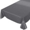 Wachstuchtischdecke Wachstuch abwaschbare Tischdecke Uni Glanz Einfarbig Anthrazit Eingefasst 280 x 140cm