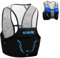 TRIWONDER Gilet Trail Ultra Léger 2,5L Veste Running Sac Hydratation pour Homme Femme Marathon Randonnée (Bleu & Noir, L/XL - 102-115 cm)