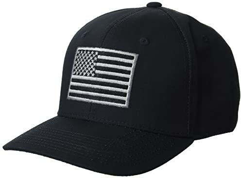 RAPDOM Unisex T108-usa-blk Mütze, Schwarz, Einheitsgröße