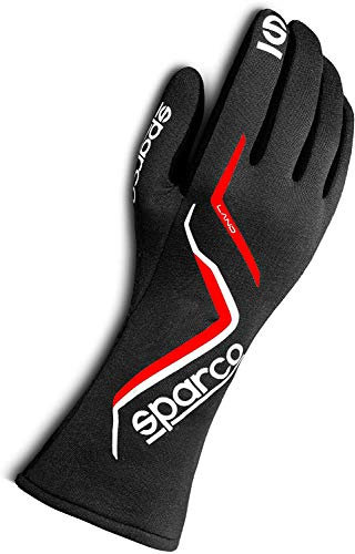 Sparco 00135710NR Land 2020 Guanti da Corsa, Nero, 10