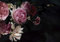 wandmotiv24 Fototapete Blumen Blüten Rosa, XL 350 x 245 cm - 7 Teile, Wanddeko, Wandbild, Wandtapete, Pflanzen Schwarz M5867