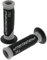 Motorrad Griff-Gummi für 22mm 7/8 Lenker Enden offen Schwarz/Grau