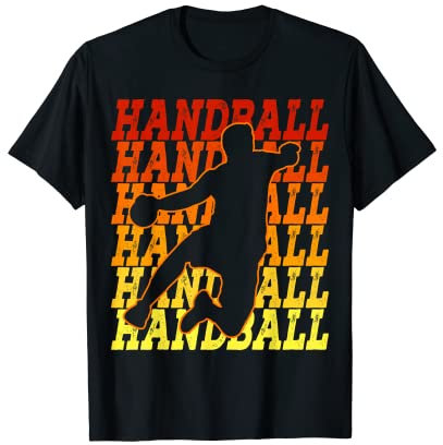 Handball Retro Top Hobby Team Gardien de but Hommes Cadeau T-Shirt