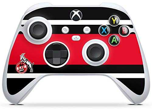 DeinDesign Skin kompatibel mit Microsoft Xbox Series S Controller Folie Sticker 1. FC Köln Offizielles Lizenzprodukt Fußball