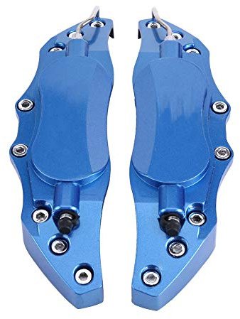 Acouto Car Brake Caliper Cover 2pcs Car Aluminum Brake Caliper Protector Cover for Wheel Hub 16in-17in Medium A Pair of Brake Caliper Cover Brake Caliper Protector Cover (blue)