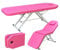 Futchoy Mobile Tragbarer Massagetisch Klappbarer Massagetisch Tragbare Liege Bett Beauty Salon Therapie Physic Spa für Reiki Therapie Behandlung Salon Heilung (Rosa)