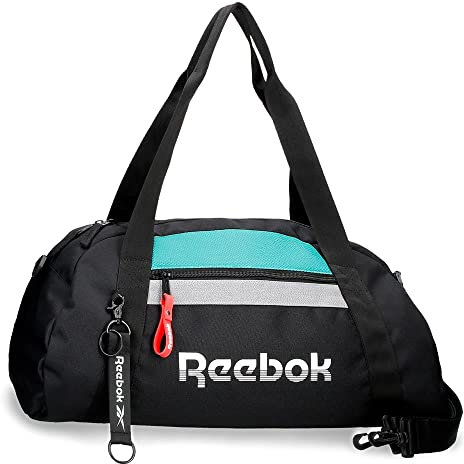 Reebok Andover Reisetasche Schwarz 55x25x23 cm Polyester 31,63L