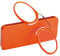 KoKoBin Unisex Lesegläser Kompakte Sehehilfe Mini Nose Clip Bügellose Lesebrille Rutschfest Lesehilfe- Immer griffbereit(Orange，+2.0)