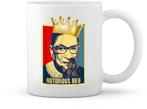 Vintage Notorious Rbg Ruth Bader Ginsburg Court Weiße Tasse Mug