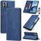 Jasonyu Funda para Motorola Moto G14, Cuero PU Carcasa, Tipo Libro Flip Case con Tarjetas y Cartera, Soporte Plegable, Cierre magnético, Capa (Azul)