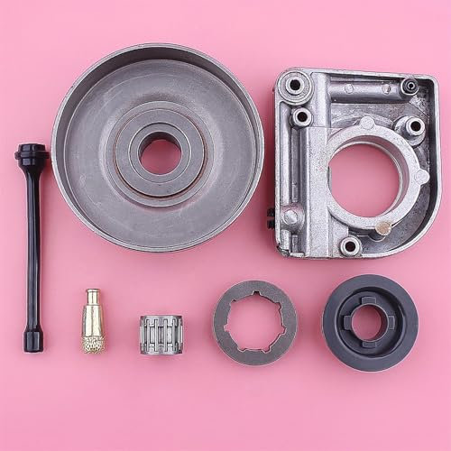 LAVAS Kit ruota dentata frizione 3/8 -7T for Husqvarna 394 395 394XP 395XP con pompa olio turbina filtro olio tubo olio motosega pezzo di ricambio