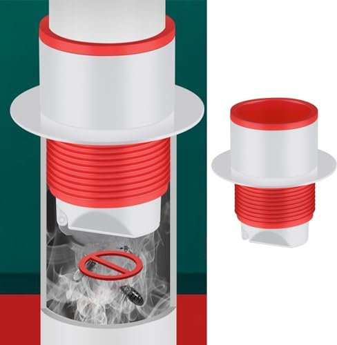 Bodenablaufstopfen, Duschablauf-Rückflussverhinderer für 50 Mm 75 Mm Rohre, Küche, Badezimmer, Waschbecken, Abflussstopfen