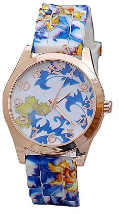 Générique Montre pour Femme Analogique à Quartz, Montre Bracelet en Silicone pour Femme,Montre Femme Pas Cher, Cadeau pour Femme Et Fille