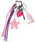 Georgie Porgy Taschenanhänger Schlüsselanhänger Handtaschen Zubehör für Damen Bag Charm Schultasche Rucksack Sporttasche Keychain Geburtstagsgeschenk für Mädchen (Einhorn Herz Liebe)