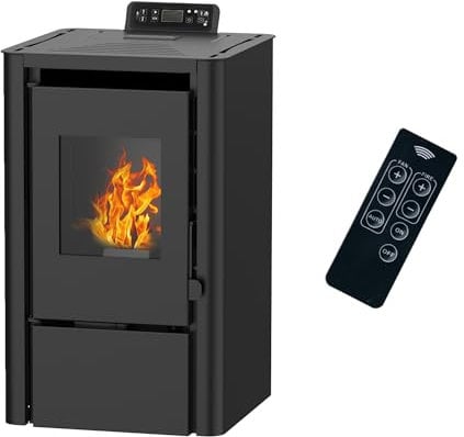 Poêle à granulés air Anita 7,6 kW Noir Sannover