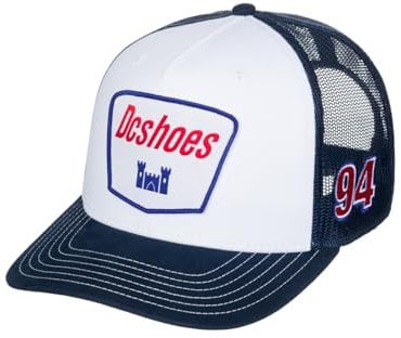 DC Shoes Speedway - Trucker Cap for Men - Truckerkappe - Männer - One Size - Weiss